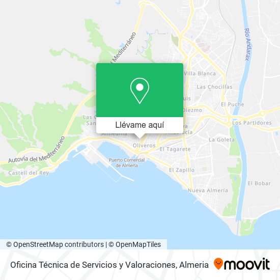Mapa Oficina Técnica de Servicios y Valoraciones