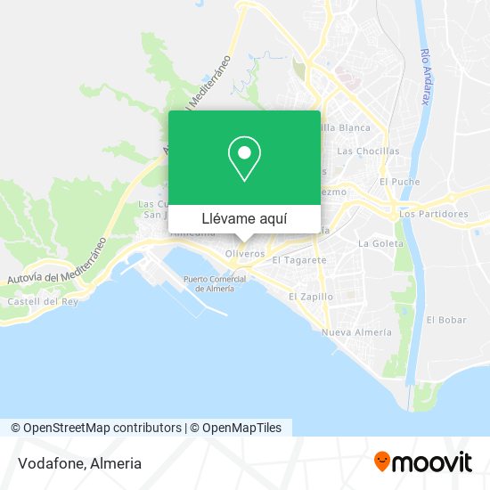 Mapa Vodafone