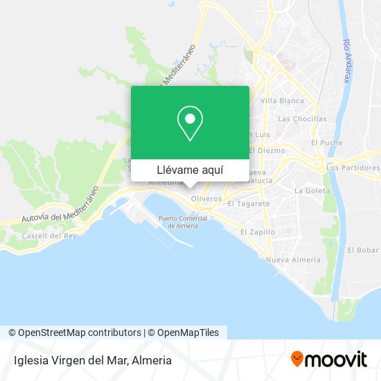 Mapa Iglesia Virgen del Mar
