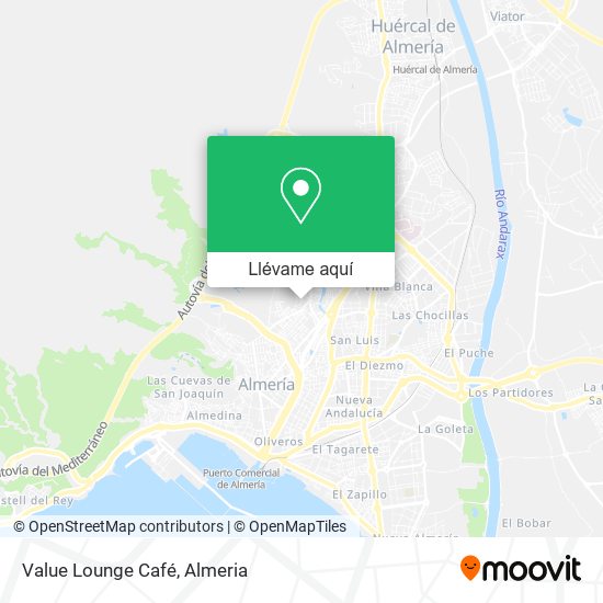 Mapa Value Lounge Café