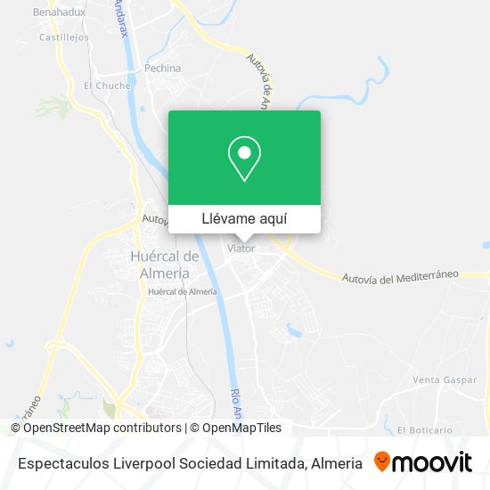 Mapa Espectaculos Liverpool Sociedad Limitada
