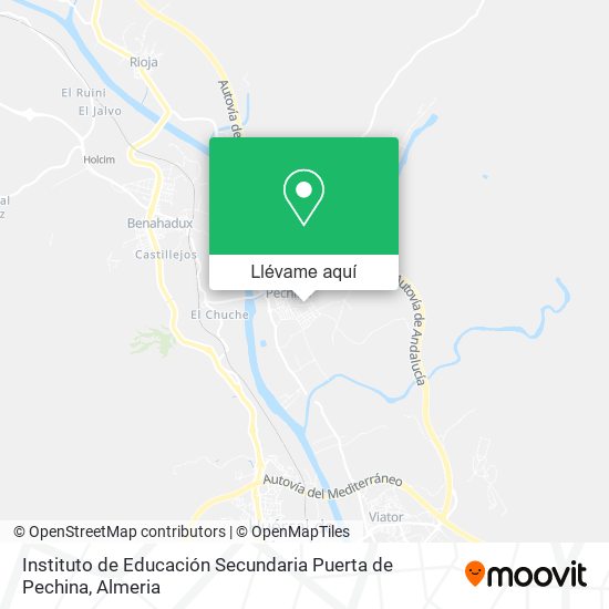 Mapa Instituto de Educación Secundaria Puerta de Pechina