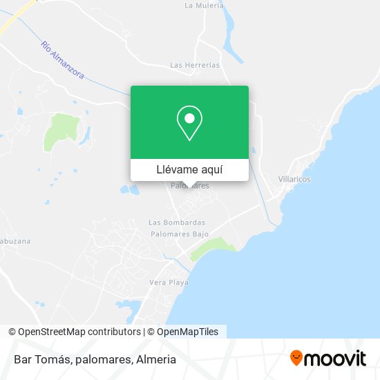 Mapa Bar Tomás, palomares