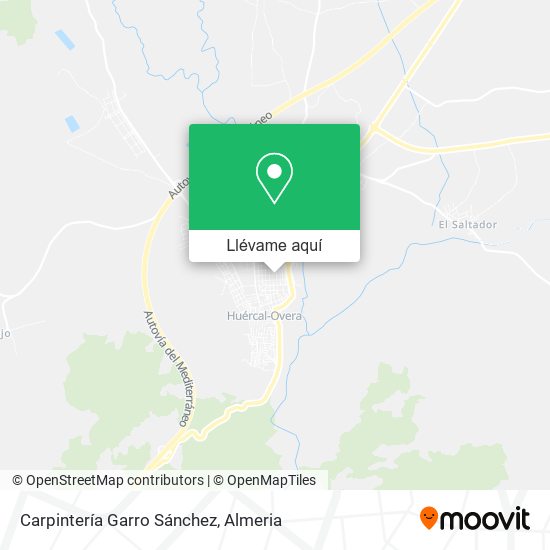 Mapa Carpintería Garro Sánchez