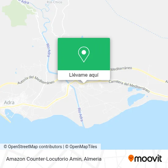 Mapa Amazon Counter-Locutorio Amin