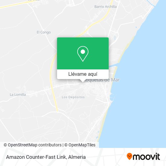 Mapa Amazon Counter-Fast Link