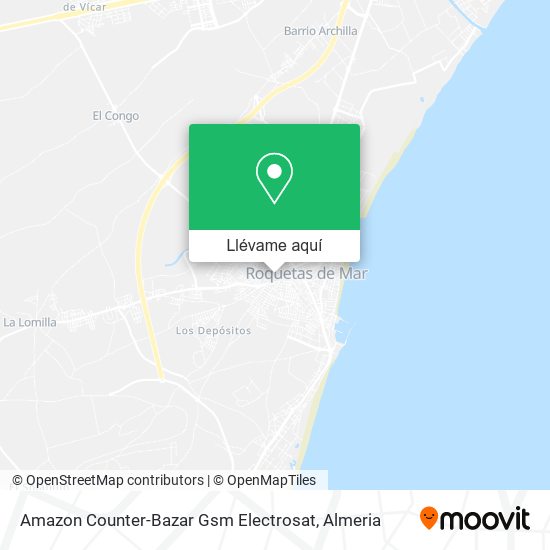 Mapa Amazon Counter-Bazar Gsm Electrosat