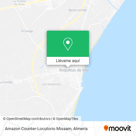 Mapa Amazon Counter-Locutorio Misaam