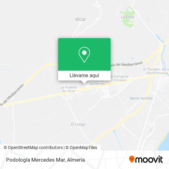 Mapa Podología Mercedes Mar