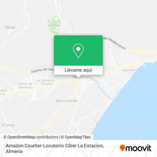 Mapa Amazon Counter-Locutorio Ciber La Estacion