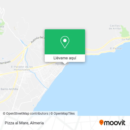 Mapa Pizza al Mare