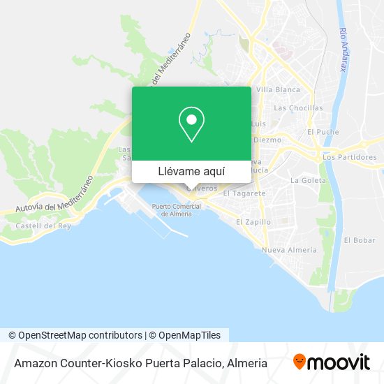 Mapa Amazon Counter-Kiosko Puerta Palacio