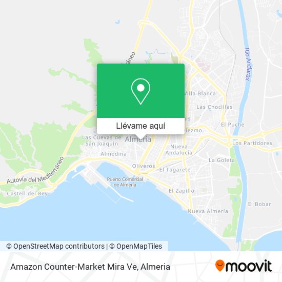 Mapa Amazon Counter-Market Mira Ve