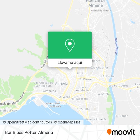 Mapa Bar Blues Potter