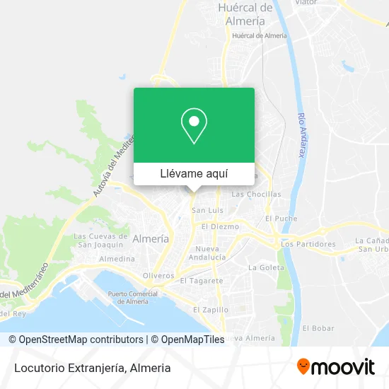 Mapa Locutorio Extranjería