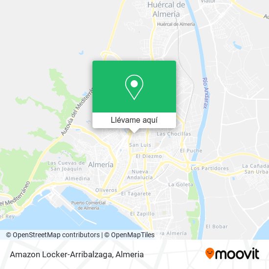 Mapa Amazon Locker-Arribalzaga