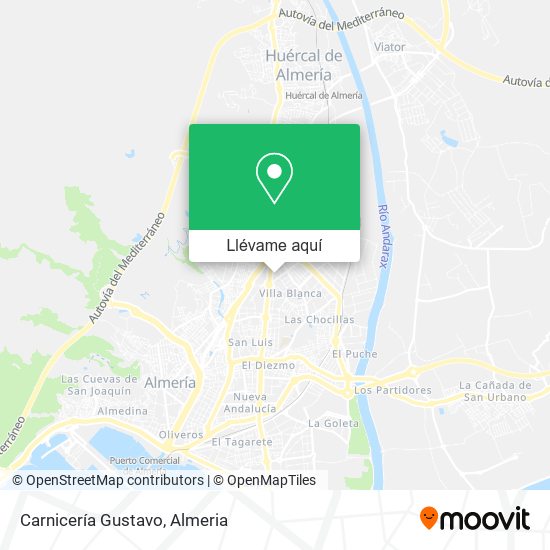 Mapa Carnicería Gustavo