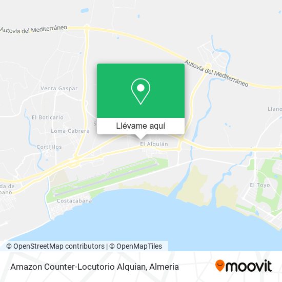 Mapa Amazon Counter-Locutorio Alquian