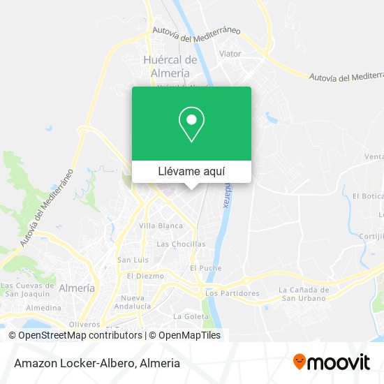 Mapa Amazon Locker-Albero