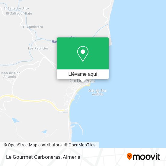 Mapa Le Gourmet Carboneras