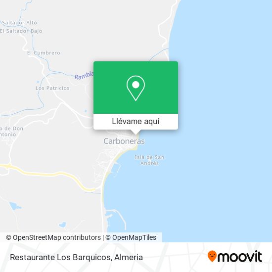 Mapa Restaurante Los Barquicos