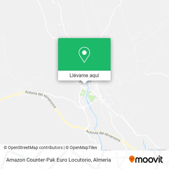 Mapa Amazon Counter-Pak Euro Locutorio