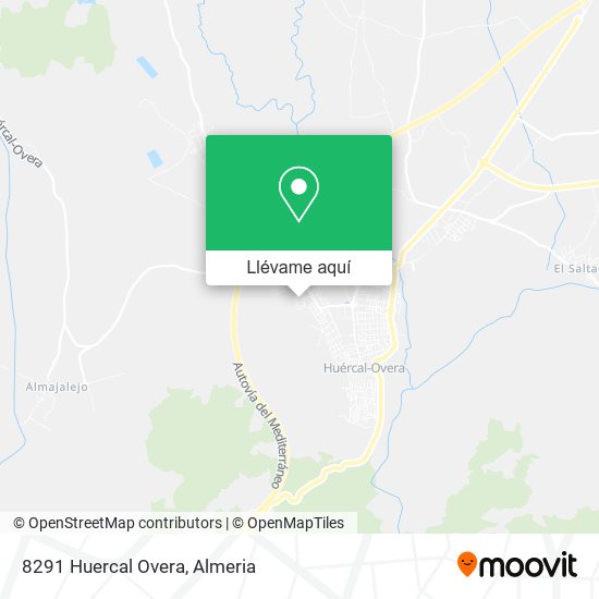 Mapa 8291 Huercal Overa