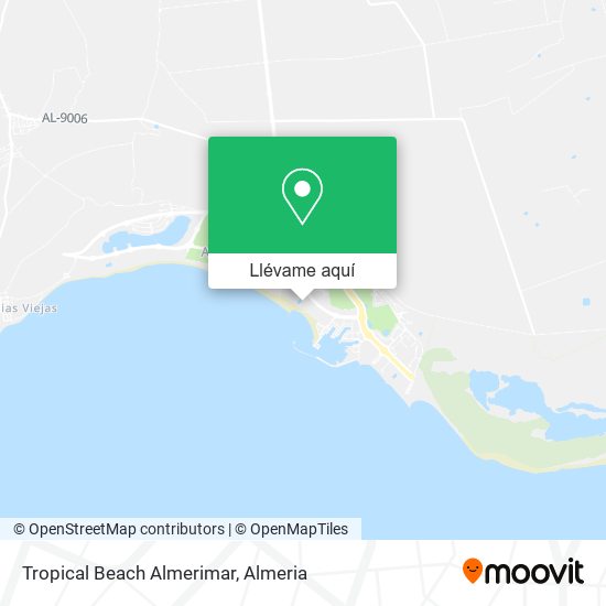 Mapa Tropical Beach Almerimar