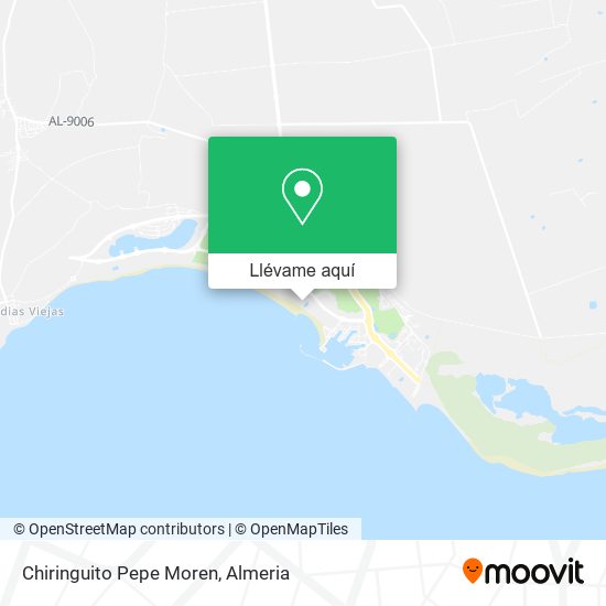 Mapa Chiringuito Pepe Moren