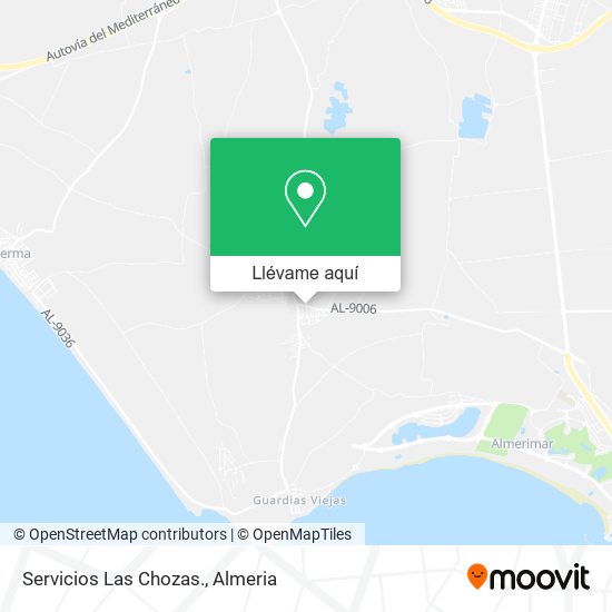 Mapa Servicios Las Chozas.