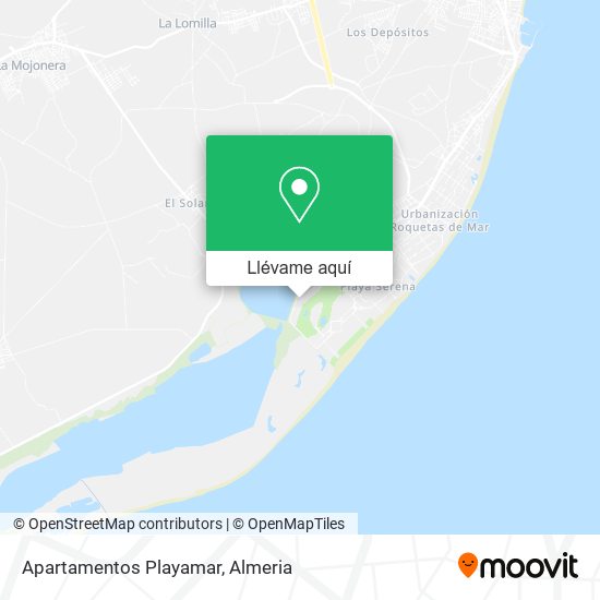 Mapa Apartamentos Playamar