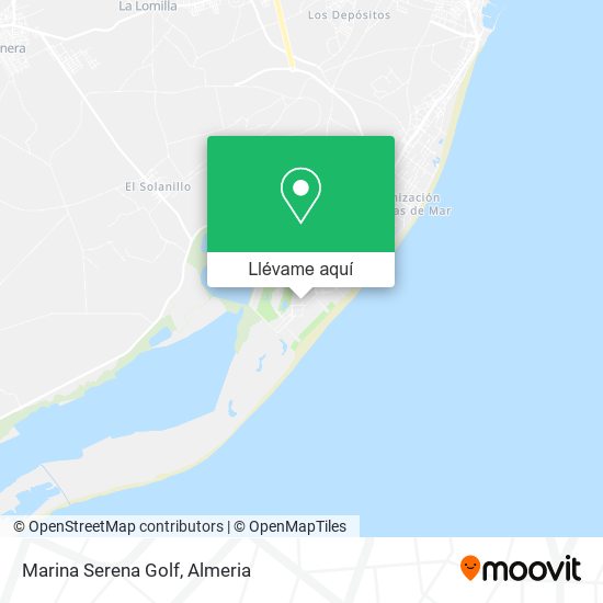 Mapa Marina Serena Golf