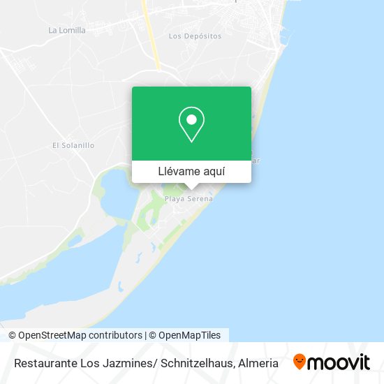 Mapa Restaurante Los Jazmines/ Schnitzelhaus
