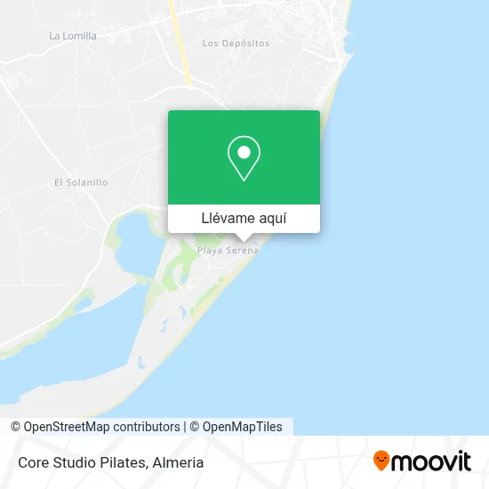 Mapa Core Studio Pilates