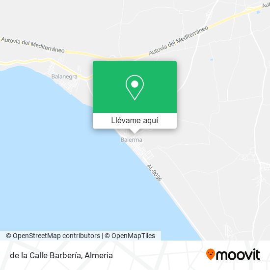 Mapa de la Calle Barbería