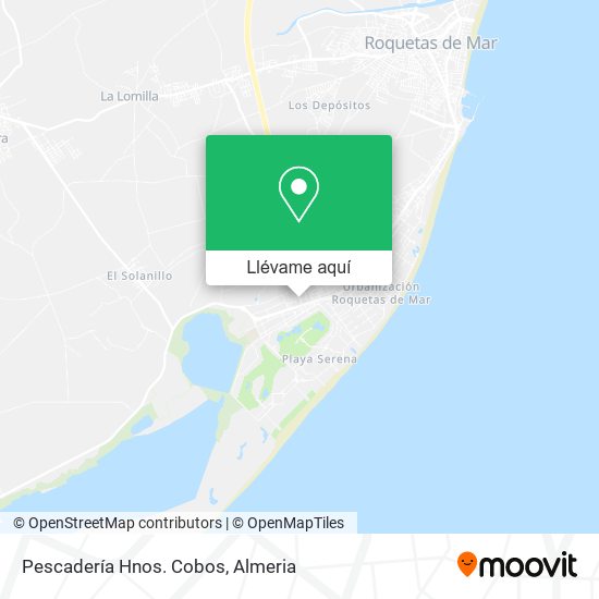 Mapa Pescadería Hnos. Cobos
