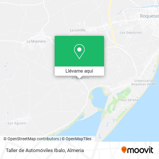 Mapa Taller de Automóviles Ibalo