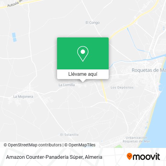 Mapa Amazon Counter-Panadería Súper