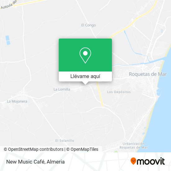 Mapa New Music Café