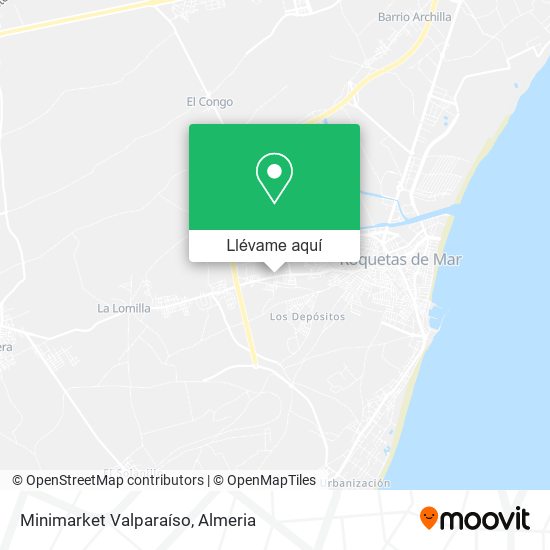 Mapa Minimarket Valparaíso
