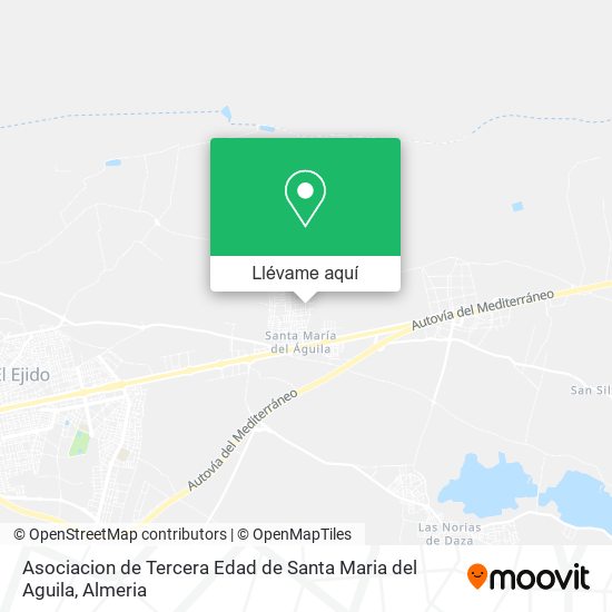 Mapa Asociacion de Tercera Edad de Santa Maria del Aguila