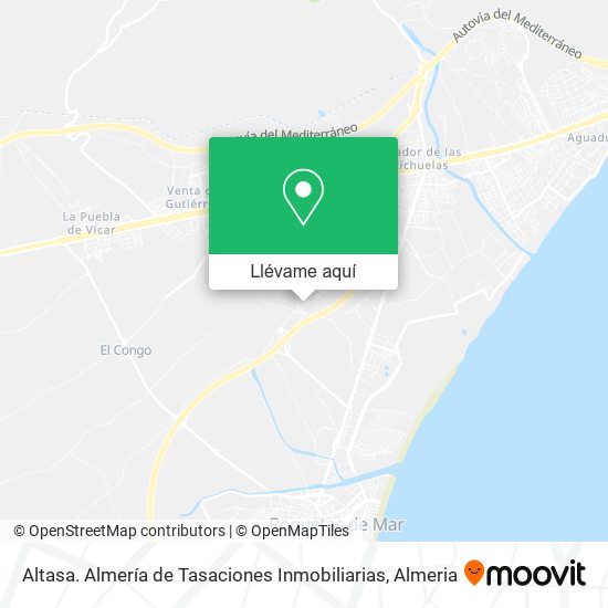 Mapa Altasa. Almería de Tasaciones Inmobiliarias