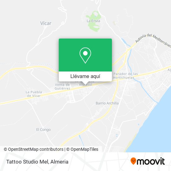Mapa Tattoo Studio Mel