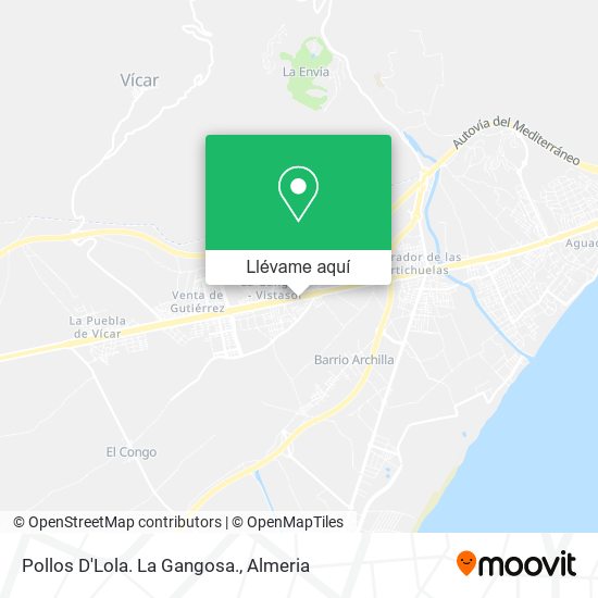 Mapa Pollos D'Lola. La Gangosa.