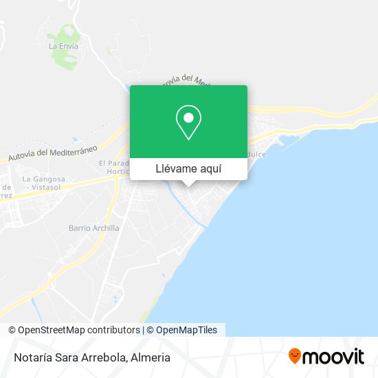 Mapa Notaría Sara Arrebola