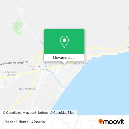 Mapa Bazar Oriental