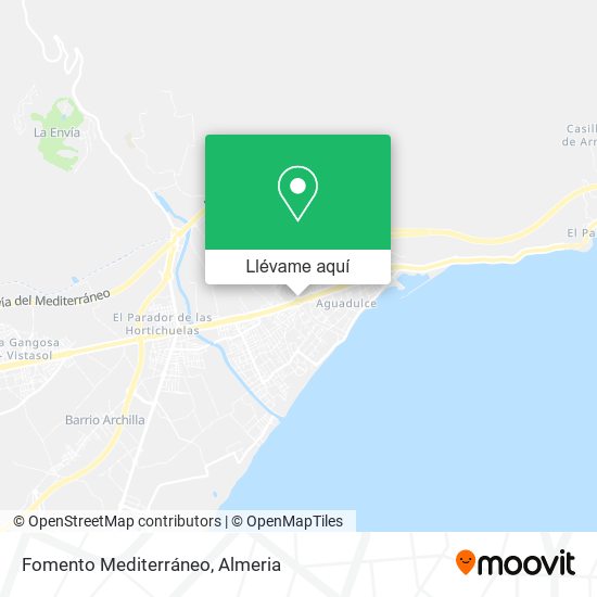 Mapa Fomento Mediterráneo