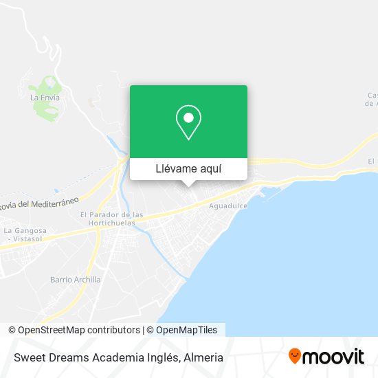 Mapa Sweet Dreams Academia Inglés