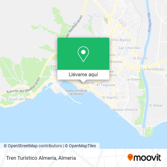 Mapa Tren Turístico Almería