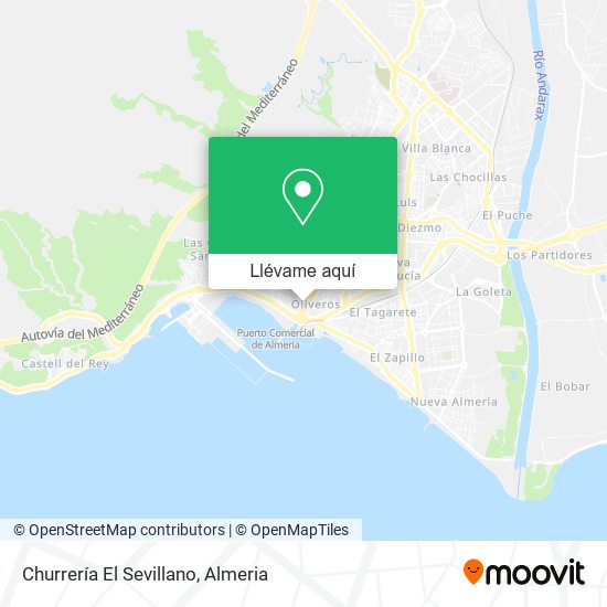 Mapa Churrería El Sevillano